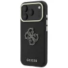 Apple iPhone 18 Pro / 17 Pro čierny Guess Grained & Big Resin Logo ochranný kryt thumbnail