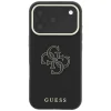 Apple iPhone 18 Pro / 17 Pro čierny Guess Grained & Big Resin Logo ochranný kryt thumbnail
