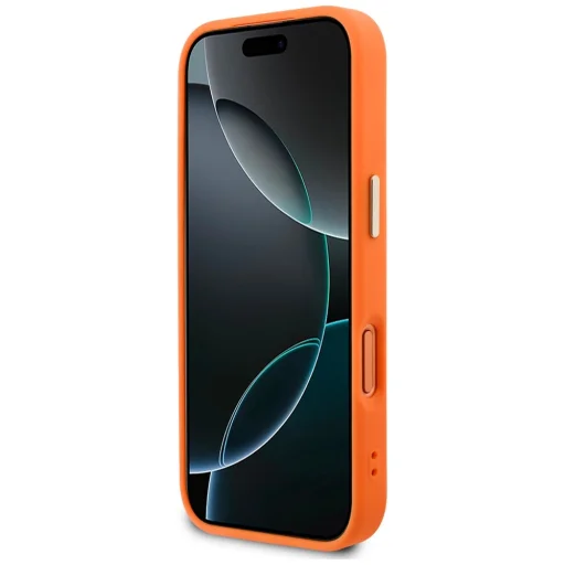 iPhone 18 Pro / iPhone 17 Pro oranžový Guess Perforated 4G MagSafe zadný kryt - 5