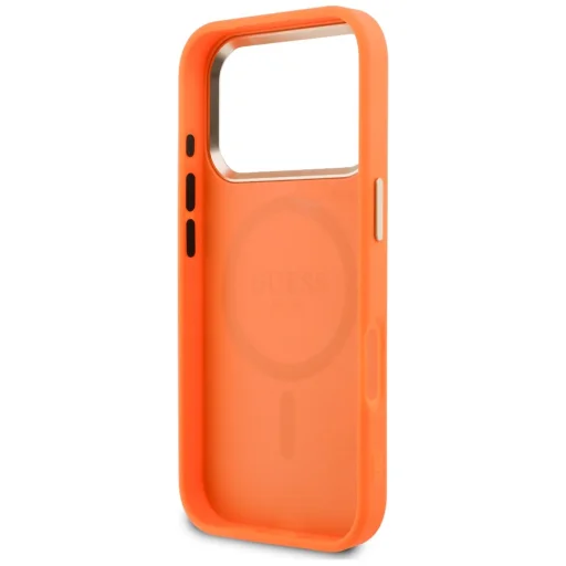 iPhone 18 Pro / iPhone 17 Pro oranžový Guess Perforated 4G MagSafe zadný kryt - 7