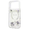 iPhone 18 Pro / 17 Pro fialový Guess Resin Flowers Glitter MagSafe obal thumbnail