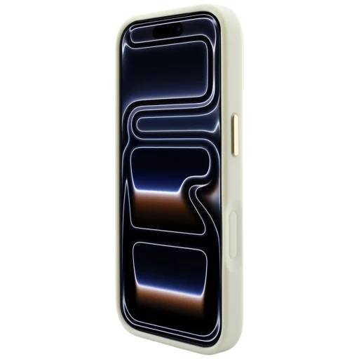 iPhone 18 Pro Max / iPhone 17 Pro Max béžové puzdro Guess Saffiano Peony & Ring MagSafe - 5