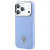 Svetlomodré puzdro Guess Saffiano Small 4G & Classic Logo MagSafe pre iPhone 18 Pro / 17 Pro thumbnail