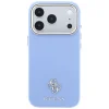 Svetlomodré puzdro Guess Saffiano Small 4G & Classic Logo MagSafe pre iPhone 18 Pro / 17 Pro thumbnail