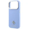 Svetlomodré puzdro Guess Saffiano Small 4G & Classic Logo MagSafe pre iPhone 18 Pro / 17 Pro thumbnail