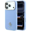Svetlomodré puzdro Guess Saffiano Small 4G & Classic Logo MagSafe pre iPhone 18 Pro / 17 Pro thumbnail