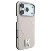 Apple iPhone 18 Pro / 17 Pro béžový Karl Lagerfeld zadný kryt so zrnitým vzorom, embosovaným krúžkom a logom Kameo MagSafe thumbnail