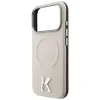 Apple iPhone 18 Pro / 17 Pro béžový Karl Lagerfeld zadný kryt so zrnitým vzorom, embosovaným krúžkom a logom Kameo MagSafe thumbnail