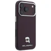iPhone 18 Pro / 17 Pro bordové puzdro Karl Lagerfeld Grained Karl Head Metal MagSafe thumbnail