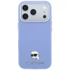 iPhone 18 Pro / 17 Pro svetlomodrý kryt Karl Lagerfeld Grained Karl Head Metal MagSafe thumbnail