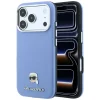 iPhone 18 Pro / 17 Pro svetlomodrý kryt Karl Lagerfeld Grained Karl Head Metal MagSafe thumbnail