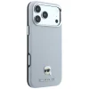 iPhone 18 Pro / 17 Pro zadný kryt – Karl Lagerfeld Grained Karl Head Metal MagSafe, sivý thumbnail