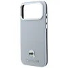 iPhone 18 Pro / 17 Pro zadný kryt – Karl Lagerfeld Grained Karl Head Metal MagSafe, sivý thumbnail