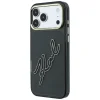 iPhone 18 Pro / 17 Pro puzdro – Karl Lagerfeld IML Big Signature, syntetická živica a kovový rám, čierne thumbnail