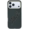 iPhone 18 Pro / 17 Pro puzdro – Karl Lagerfeld IML Big Signature, syntetická živica a kovový rám, čierne thumbnail