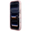 iPhone 18 Pro Max / 17 Pro Max ružové živicové puzdro Karl Lagerfeld IML Big Signature s kovovým rámom thumbnail