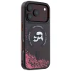 iPhone 18 Pro / 17 Pro bordové puzdro Karl Lagerfeld MagSafe s tekutými flitrami a podobizňou Karla a Choupette thumbnail