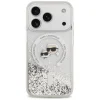 iPhone 18 Pro / 17 Pro priehľadný zadný kryt Karl Lagerfeld Liquid Glitter Karl & Choupette Heads MagSafe thumbnail