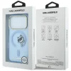 iPhone 18 Pro / iPhone 17 Pro svetlomodré puzdro Karl Lagerfeld Peekaboo Logo MagSafe thumbnail