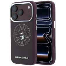 iPhone 18 Pro / iPhone 17 Pro bordové puzdro Karl Lagerfeld Point & Choupette Sketch MagSafe