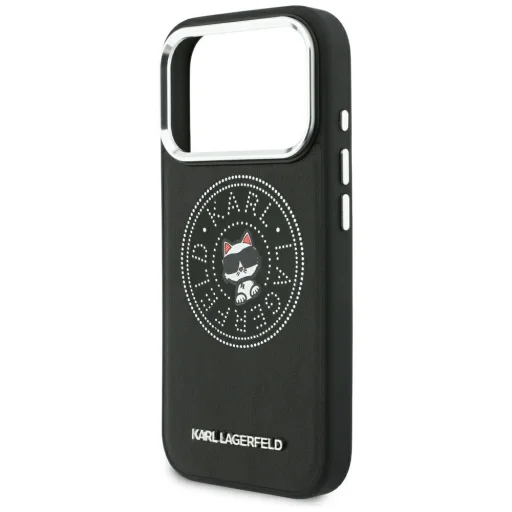 iPhone 18 Pro / iPhone 17 Pro Karl Lagerfeld Point & Choupette Sketch MagSafe kryt, čierny - 6
