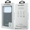 iPhone 18 Pro Max / iPhone 17 Pro Max Karl Lagerfeld Ring Stand 360 Saffiano Classic Logo MagSafe puzdro, čierne thumbnail