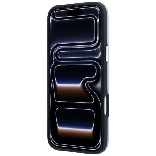 iPhone 18 Pro / 17 Pro Karl Lagerfeld pevný zadný kryt s veľkým živicovým logom podpisu, modrý - 5