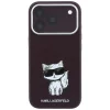iPhone 18 Pro Max / 17 Pro Max Karl Lagerfeld Smooth Choupette Sketch MagSafe puzdro, bordové thumbnail