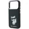 iPhone 18 Pro Max / 17 Pro Max čierne puzdro Karl Lagerfeld Smooth Choupette Sketch MagSafe thumbnail