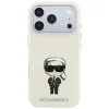 iPhone 18 Pro Max / iPhone 17 Pro Max béžový Karl Lagerfeld Smooth Ikonik Sketch MagSafe kryt thumbnail
