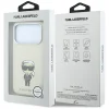 iPhone 18 Pro Max / iPhone 17 Pro Max béžový Karl Lagerfeld Smooth Ikonik Sketch MagSafe kryt thumbnail