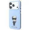 iPhone 18 Pro Max / 17 Pro Max Karl Lagerfeld Smooth Ikonik Sketch MagSafe kryt, svetlomodrý thumbnail