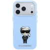 iPhone 18 Pro Max / 17 Pro Max Karl Lagerfeld Smooth Ikonik Sketch MagSafe kryt, svetlomodrý thumbnail