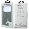 iPhone 18 Pro / 17 Pro čierny Karl Lagerfeld Ring Stand 360 Karl & Choupette Heads Pin MagSafe zadný kryt thumbnail
