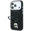 Čierny Karl Lagerfeld Karl Head Pin MagSafe zadný kryt pre iPhone 18 Pro / iPhone 17 Pro s 360° prstencovým stojanom thumbnail