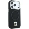 Čierny Karl Lagerfeld Karl Head Pin MagSafe zadný kryt pre iPhone 18 Pro / iPhone 17 Pro s 360° prstencovým stojanom thumbnail