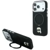 Čierny Karl Lagerfeld Karl Head Pin MagSafe zadný kryt pre iPhone 18 Pro / iPhone 17 Pro s 360° prstencovým stojanom thumbnail