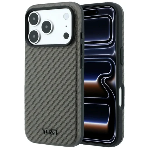iPhone 18 Pro / iPhone 17 Pro antracitovo sivé puzdro TUMI Carbon MagSafe - 1