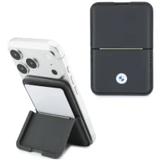 MagSafe magnetický držiak na karty BMW Carbon Metal Logos, antracit