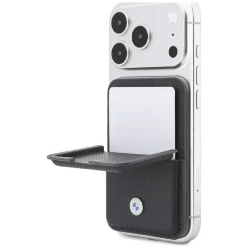 MagSafe magnetický držiak na karty BMW Carbon Metal Logos, antracit - 2