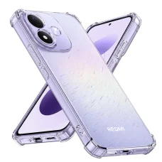  Xiaomi Redmi Note 17 4G / Redmi Note 17 5G Techsuit ütésálló szilikon tok, átlátszó