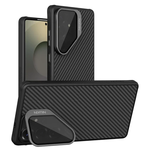  Samsung Galaxy S25 Ultra fekete Nillkin CarboProp Magnetic mágneses telefontok kameravédővel - 5