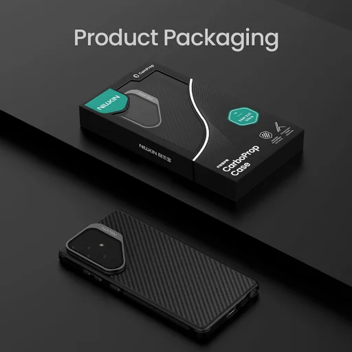  Samsung Galaxy S25 Ultra fekete Nillkin CarboProp Magnetic mágneses telefontok kameravédővel - 6