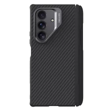  Samsung Galaxy Z Fold7 fekete Nillkin CarboProp Magnetic védőtok kameravédővel és S Pen-tartóval