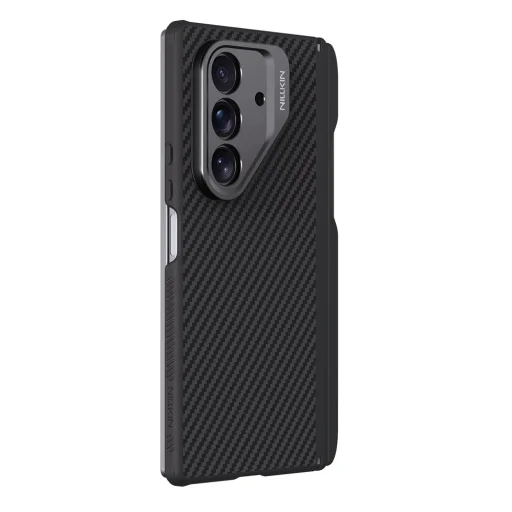  Samsung Galaxy Z Fold7 fekete Nillkin CarboProp Magnetic védőtok kameravédővel és S Pen-tartóval - 2