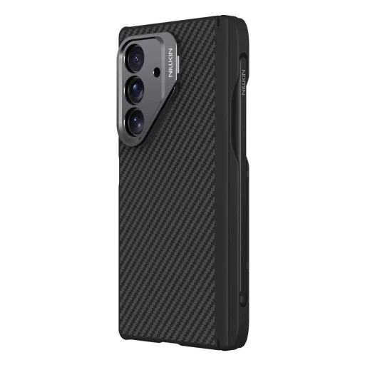  Samsung Galaxy Z Fold7 fekete Nillkin CarboProp Magnetic védőtok kameravédővel és S Pen-tartóval - 3