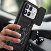  Xiaomi Poco F9 Ultra kék Techsuit CamShield védőtok gyűrűs állvánnyal thumbnail