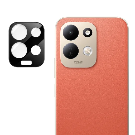 Xiaomi Redmi 17 4G / Redmi 17 5G čierne Techsuit celoplošné tvrdené ochranné sklo na kameru - 1