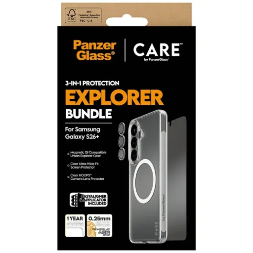Samsung Galaxy S26+ CARE by PanzerGlass ochranný set 3 v 1 s puzdrom - 6