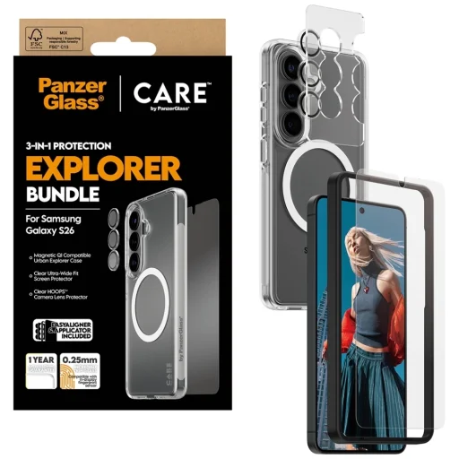 Samsung Galaxy S26 CARE by PanzerGlass 3 az 1-ben védőszett - 4